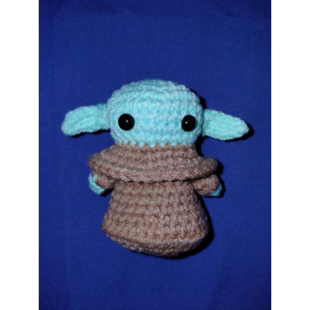 Crochet Baby Yoda / Boneka Rajut karakter film | Pre-Order