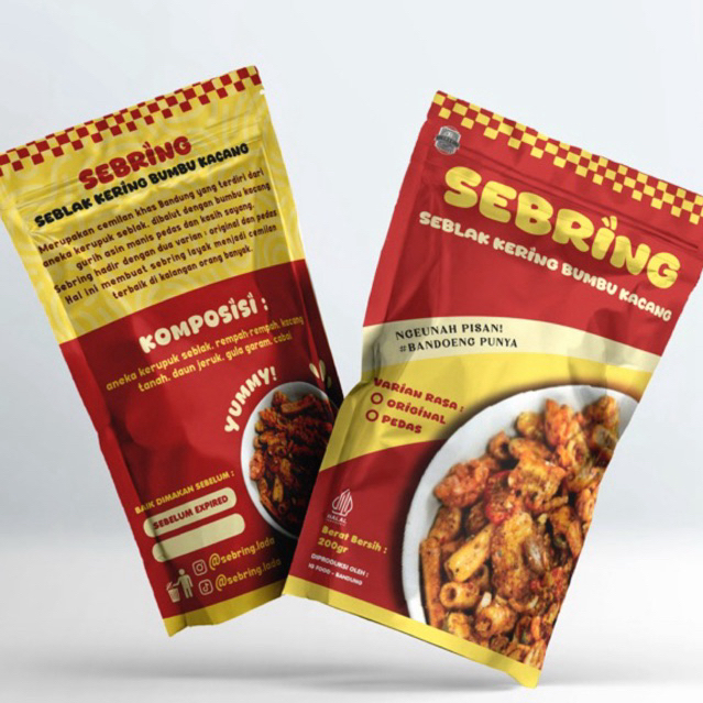 

Sebring seblak kering bumbu kacang - Kemasan Pouch