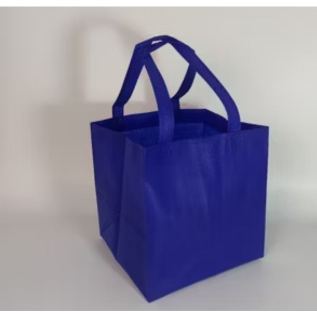 

(ISI 12 PCS) Tas box 22 (24x25x22 cm) / tas spunbound hajatan souvenir