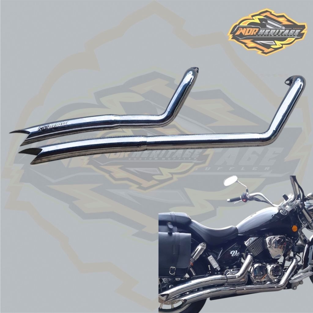 Knalpot Sm Sport V16 / Knalpot Sm Sport 250 V16 Type Long / Panjang Finising Titan