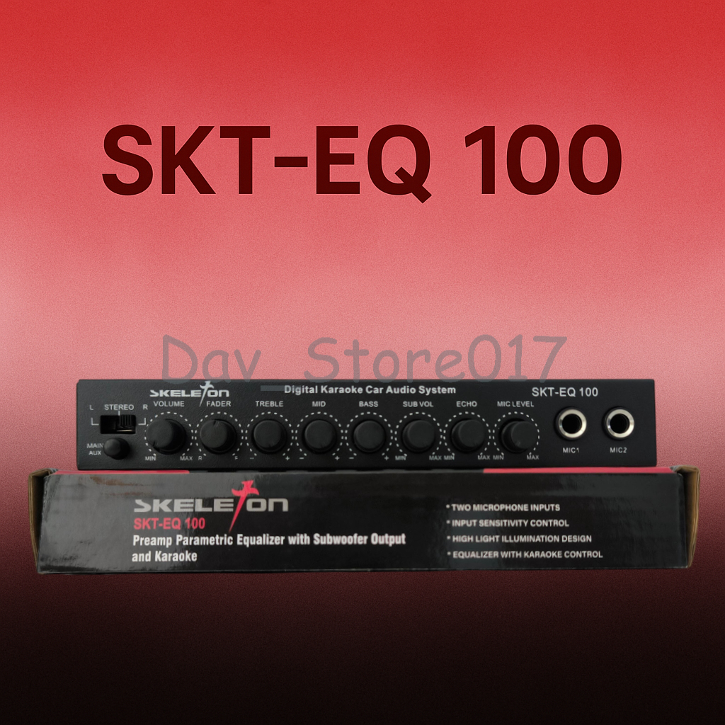 Parametrik Equalizer Skeleton SKT-EQ 100 Preamp Parametric