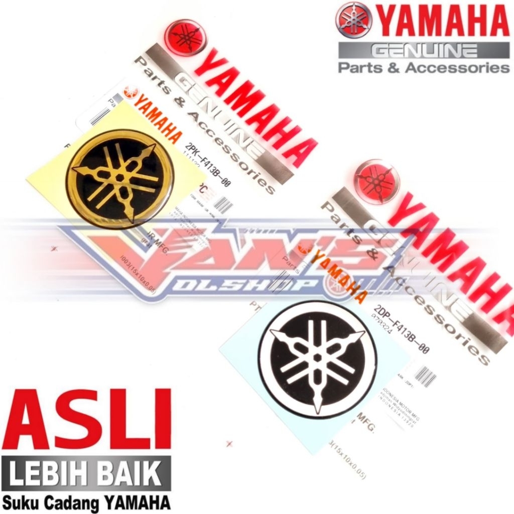Logo Yamaha Karet Buat Di Bagian Sayap Panel Nmax Aerox 155 Mx King Dll Original Yamaha Genuine Part
