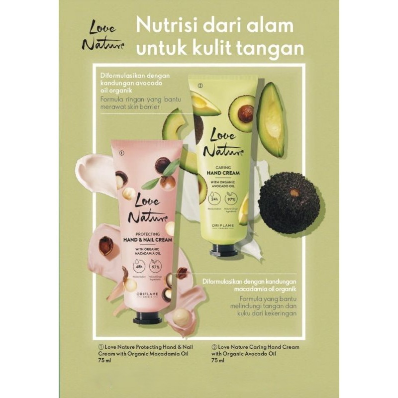 Love Nature Hand Cream with organic Oil From Oriflame by Oriflame Sweden