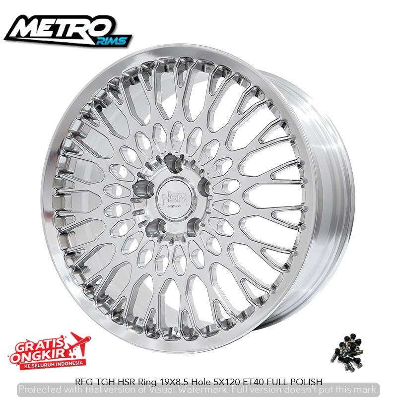 Terbaru velg premium forged ring 19x85 full polish untuk mobil BYD seal BMW 320 323 HSR  RFG TGH R19