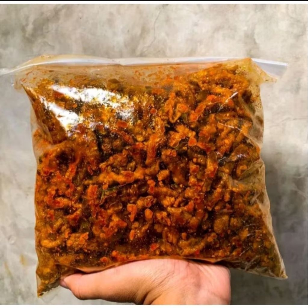 

USUS GORENG KRISPI EXTRA PEDAS DAUN JERUK ISI 500GRAM
