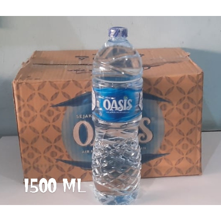 

Air Mineral Oasis Ukuran 1500 ML (1 dus isi 12 botol)