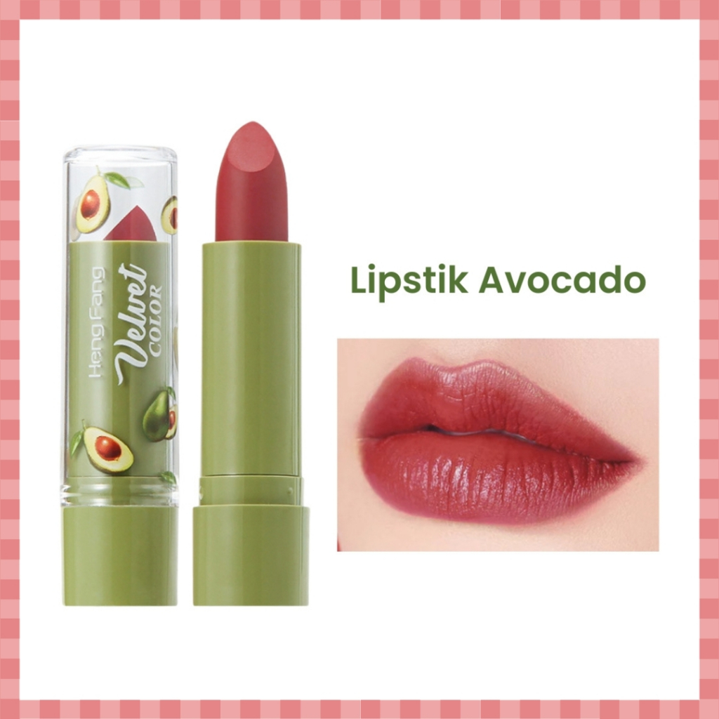 Lipstick Hasaya Avocado Lip Super Matte Lipstik Girl Lipstick Long Lasting Tahan Lama -  XX126