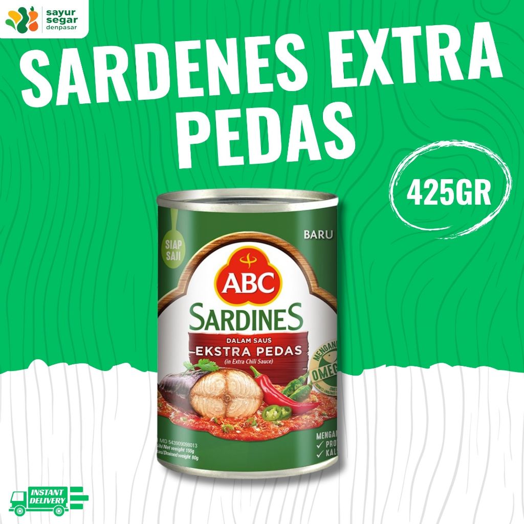 

Sardines Extra Pedas 425gr - Sayur Segar Denpasar