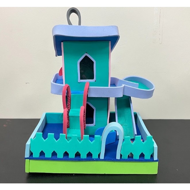 Rumah Kelomang Alwi | Rumah Kelomang Tingkat | Rumah Kelomang Unik | Rumah Kelomang Warna Warni | Ru