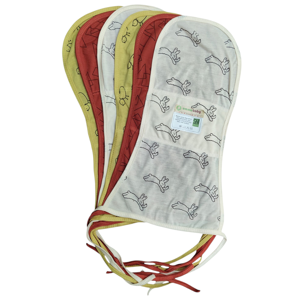 12 Pcs Popok Kain Bayi 2 Lapis Katun Polos Pakai Ulang Popok Bayi Cuci Ulang Newborn Baru Lahir Popok Kain Tali Tebal Sni Size Jumbo 1 Lusin