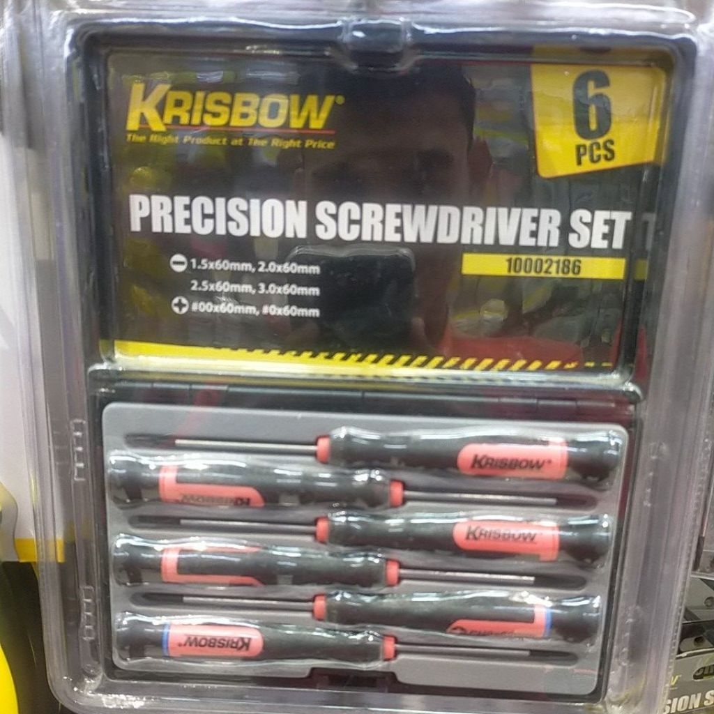 krisbow precision screwdriver set 6pcs