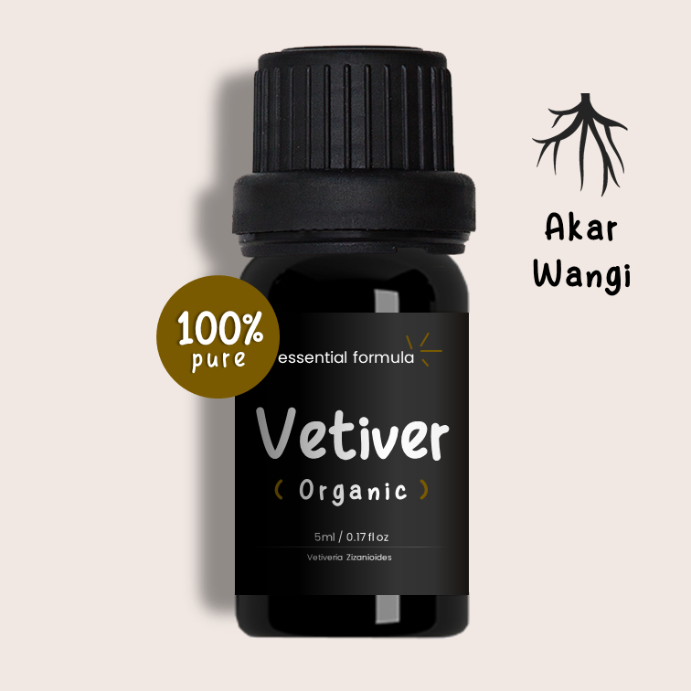 Vetiver Essential Oil MURNI 100%NATURAL Netto 5ml10ml30ml