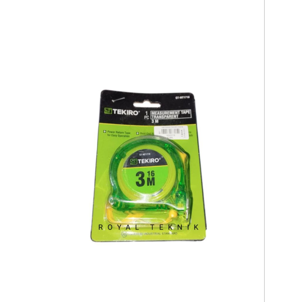 

Meteran Tekiro 3 meter