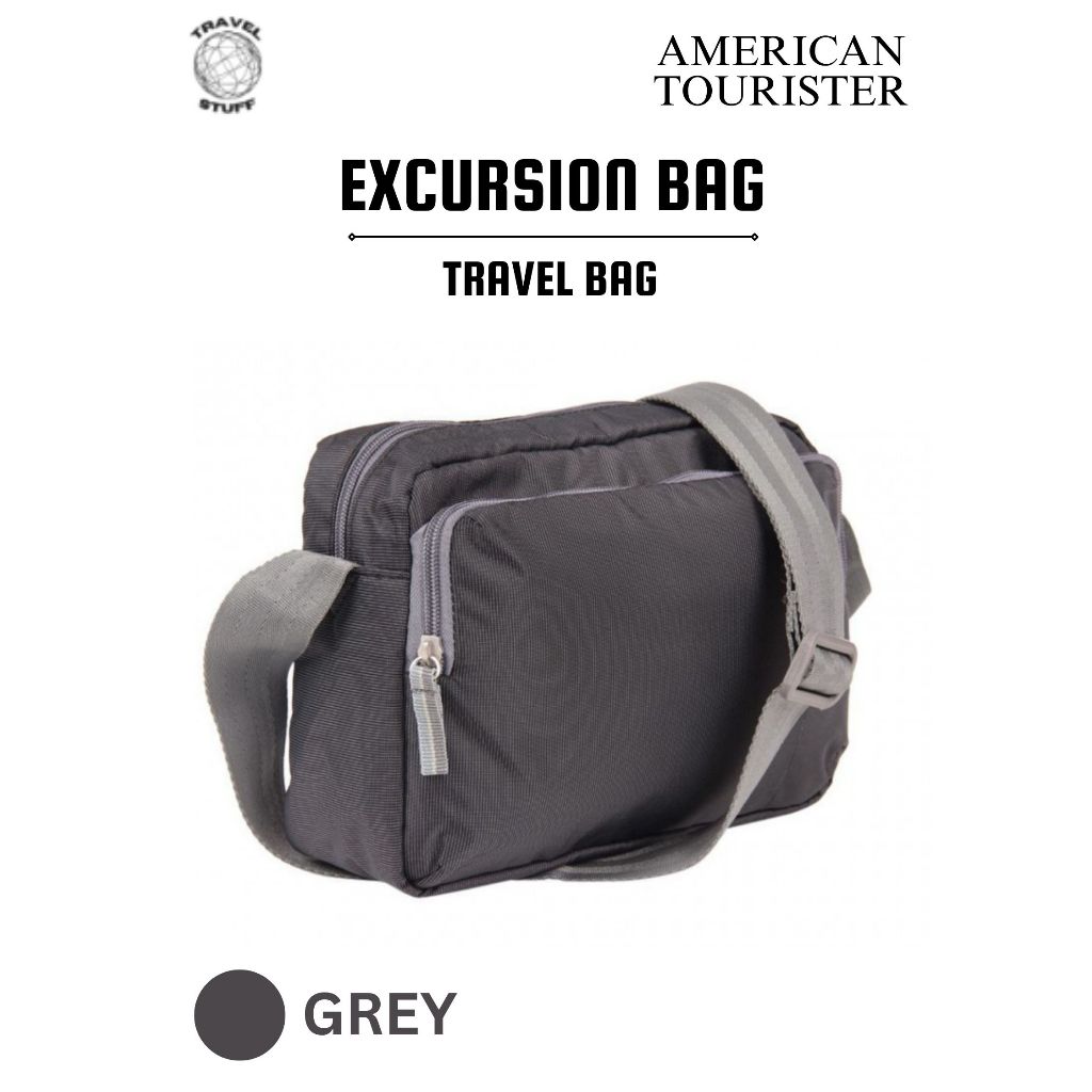 American Tourister Acc Excursion Bag Grey