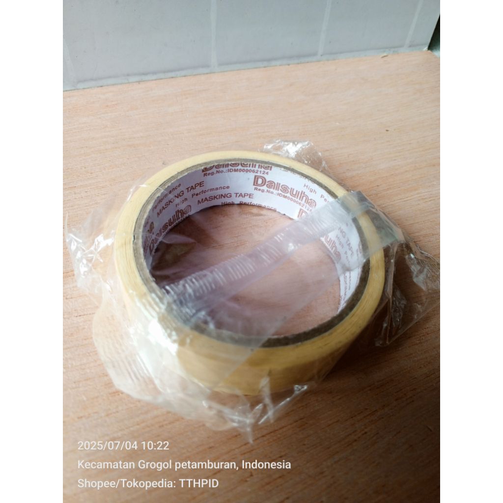 

Masking Tape Lakban Kertas Daisuha 24 mm 1 inch