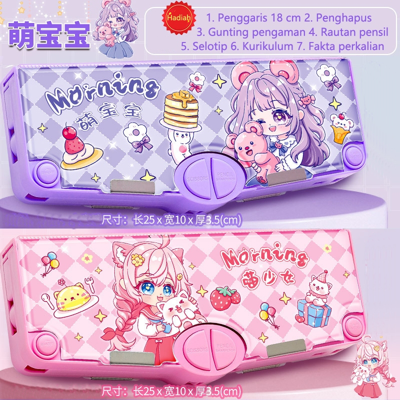 

Tempat pensil alat tulis anak / Perempuan / dinosaurus / Astronot kotak pensil anak laki laki Karakter multifungsi