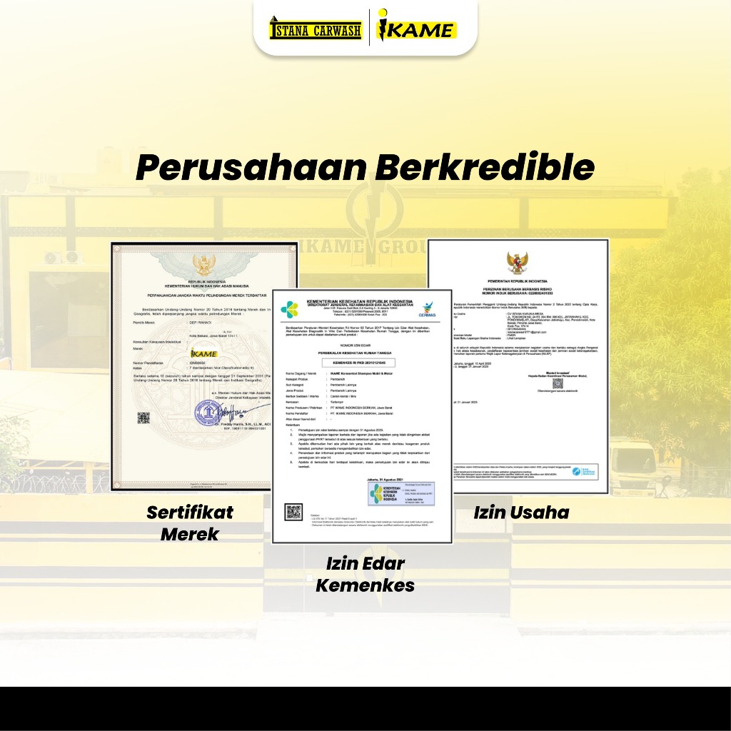 Biang Konsentrat Shampoo Cuci Mobil Motor Ikame 5 Liter - Sabun Salju Snow Wash Super Hemat -