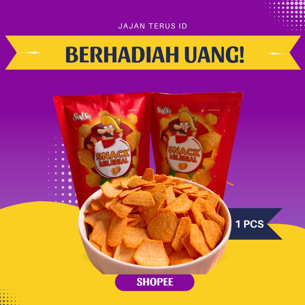 

Salsa Tortilla Chips Balado – Snack Salsa + Camilan Kekinian + Bonus Uang + Cemilan Viral