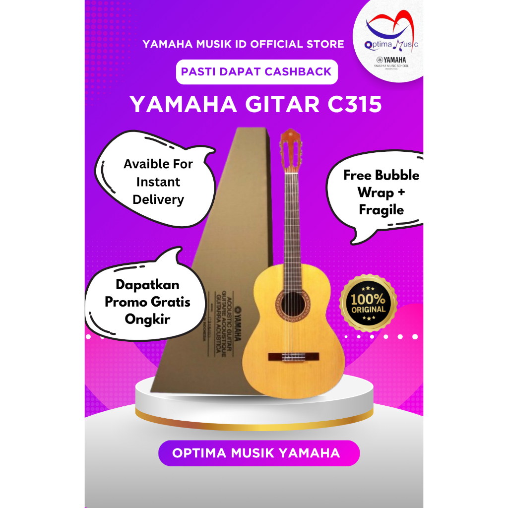 Gitar akustik yamaha C315 / C-315 / C 315 original yamaha