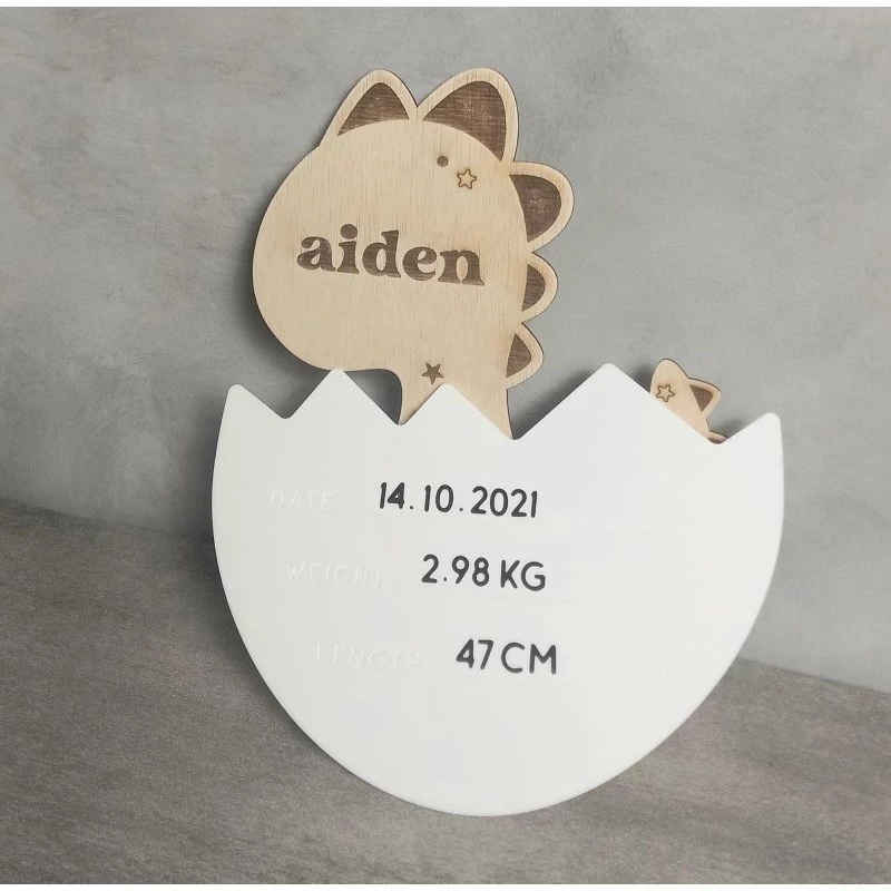 Papan Kelahiran Bayi Bentuk Dino