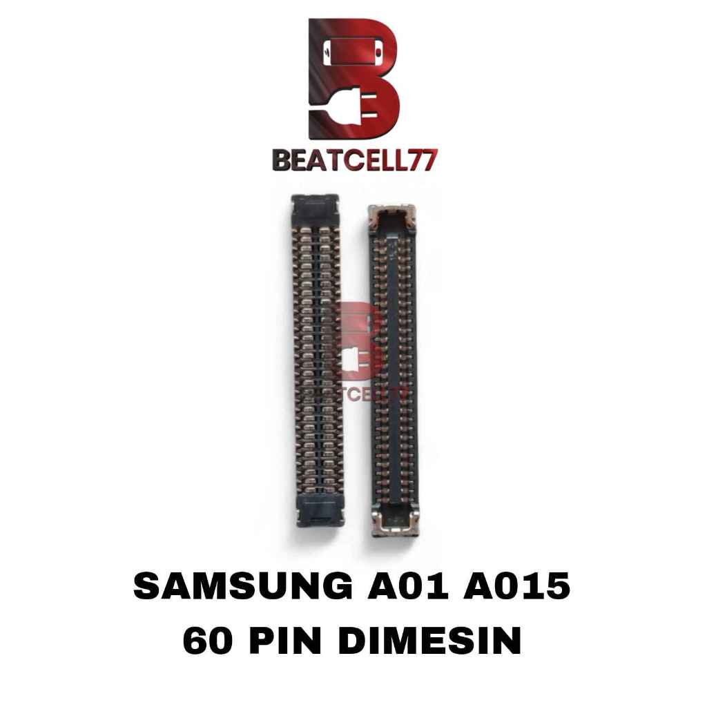 Konektor Pcb Lcd Samsung A01 / A015 Connector Lcd 60 Pin
