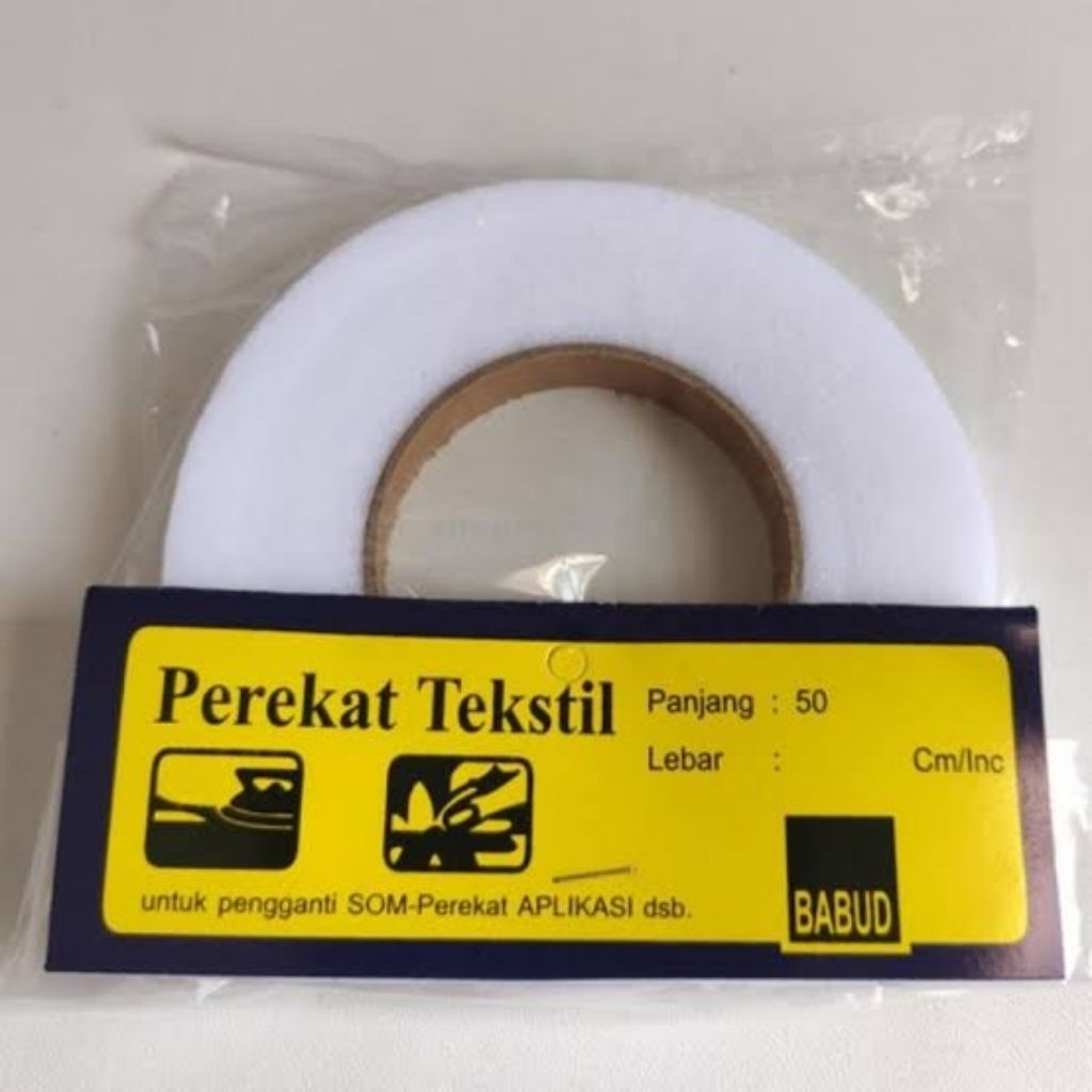 Perekat tekstil- Lem som - Lem sum - Lem sum kain tekstil 2 sisi
