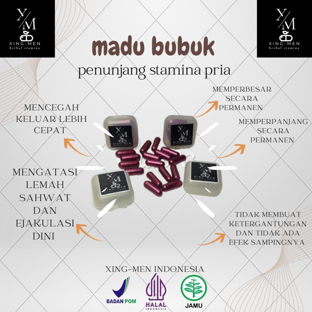 

MADU BUBUK KPSL XING-MEN ISI (15 BUTIR)
