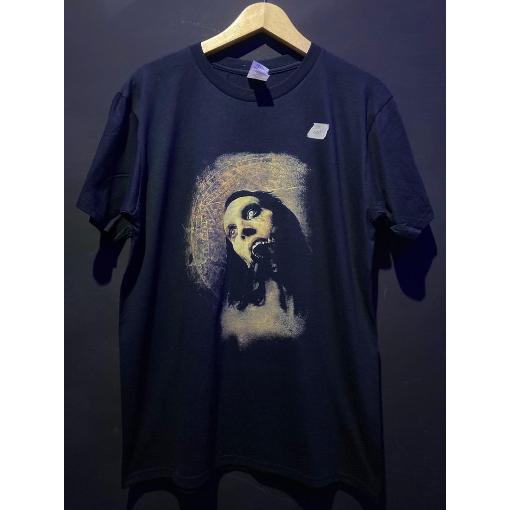 kaos band AOP MARILYN MANSON ORIGINAL OFFICIAL MERCHNDISE / build up tanpa jahitan samping