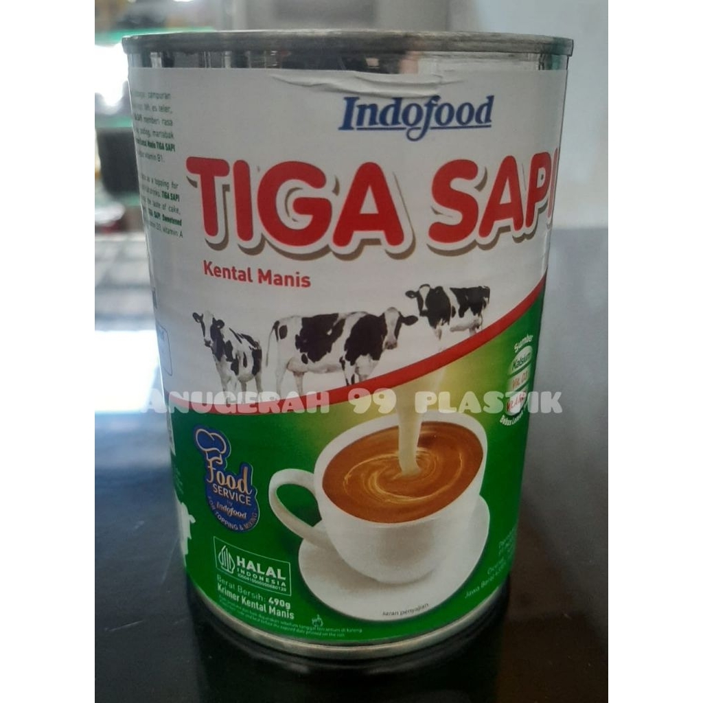 

Susu Tiga Sapi kental manis 490gr
