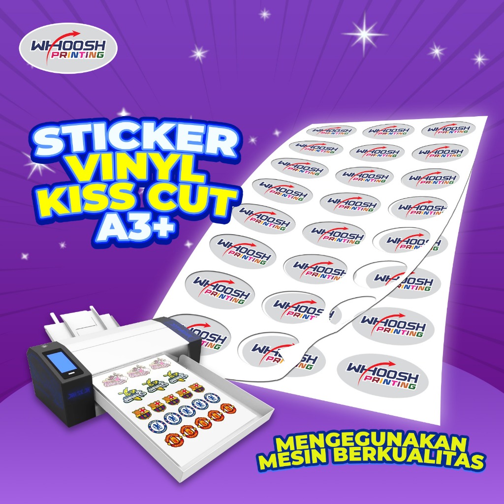 

Stiker Vinil Kiss Cut (Label Kemasan Produk)
