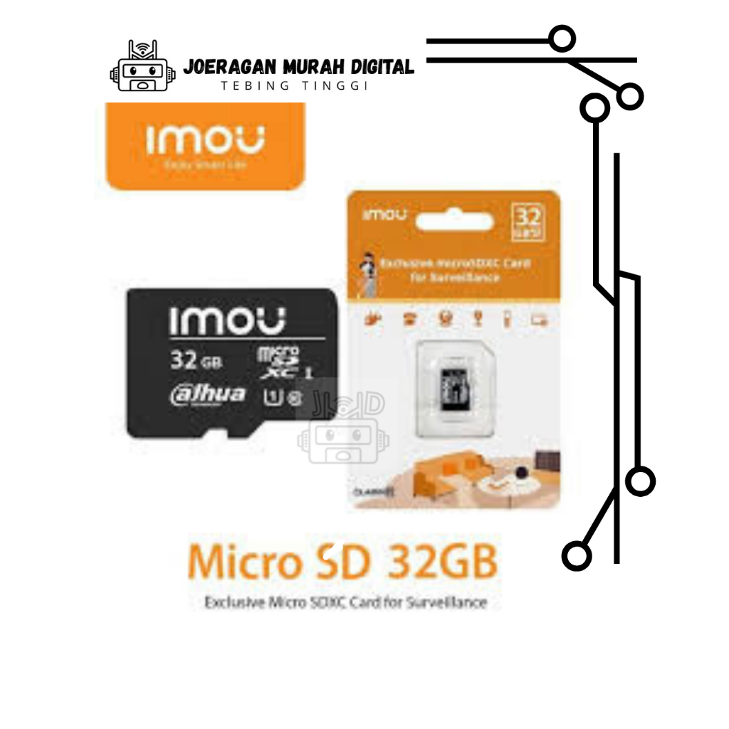 IMOU MicroSD 32GB 64GB Micro SD HP CCTV Kartu Memori Memory Card Class 10