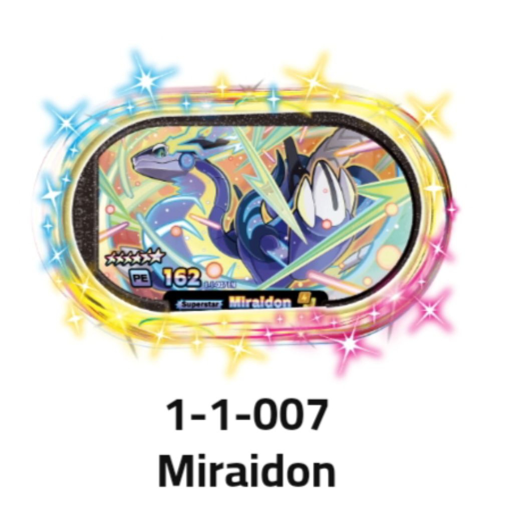 Mezatag Pokemon Mezastar B6 Miraidon