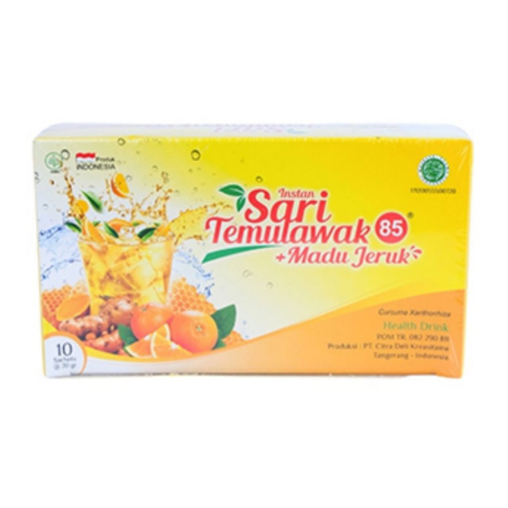 

Sari Temulawak 85 Instan Madu Jeruk 10 x 20gr