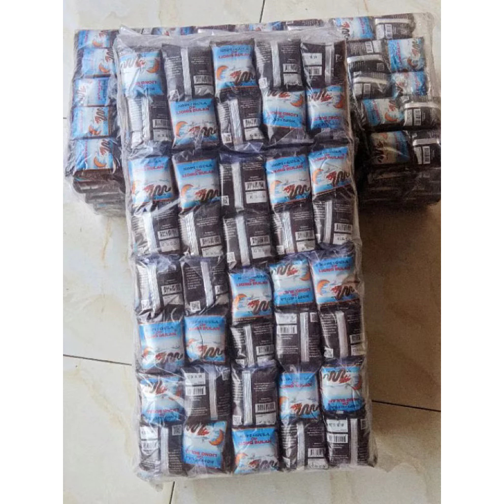 

Kopi Liong Cap Liong Bulan 1 ball isi 400 sachet Khas Bogor | Kopi Hitam + Gula Liong Bulan Murah Promo