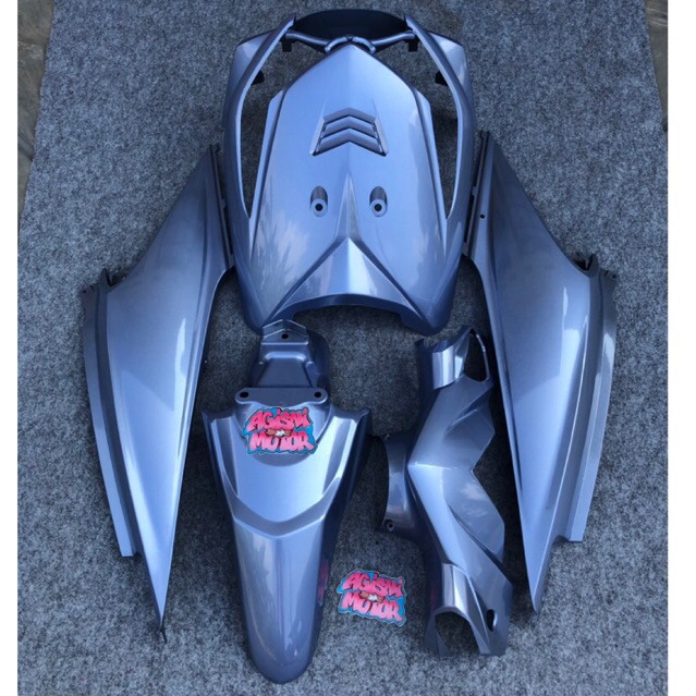 body beat karbu silver ice blue / body halus beat karbu ice blue / body set full halus beat karbu