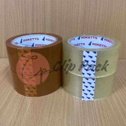 

Rockett Lakban Packing 45x90 Untuk Segel Kardus, Packing & Usaha Online (1Pcs)