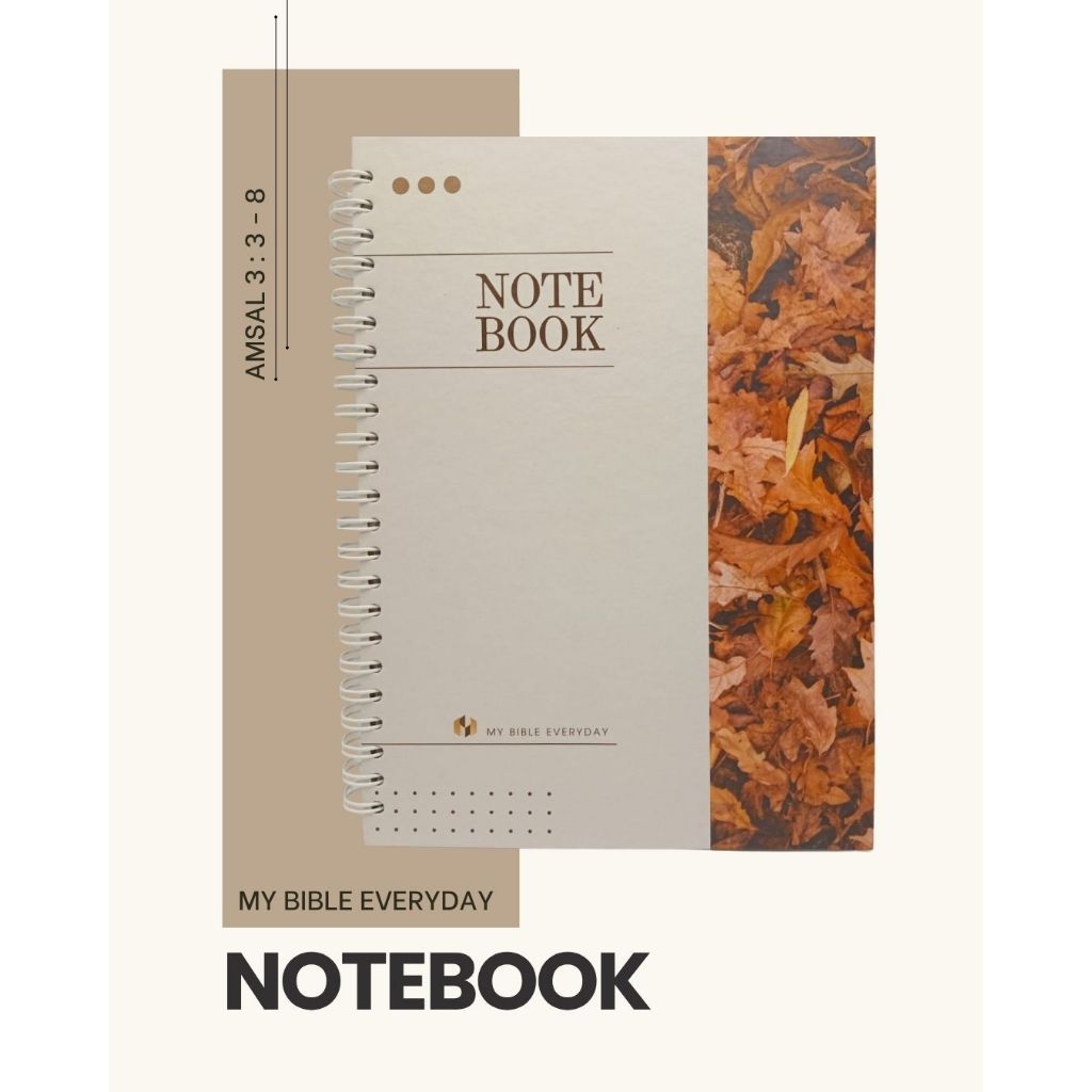 

Notebook Amsal 3 : 3 - 8 (Proverbs 3 : 3 - 8)