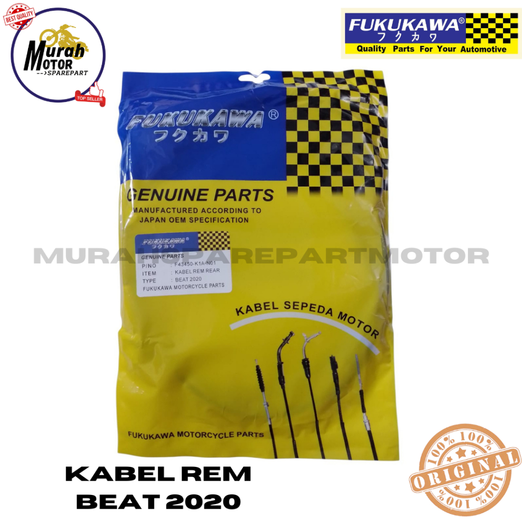 KABEL TALI REM BELAKANG HONDA BEAT 2020 BEAT DELUXE FUKUKAWA