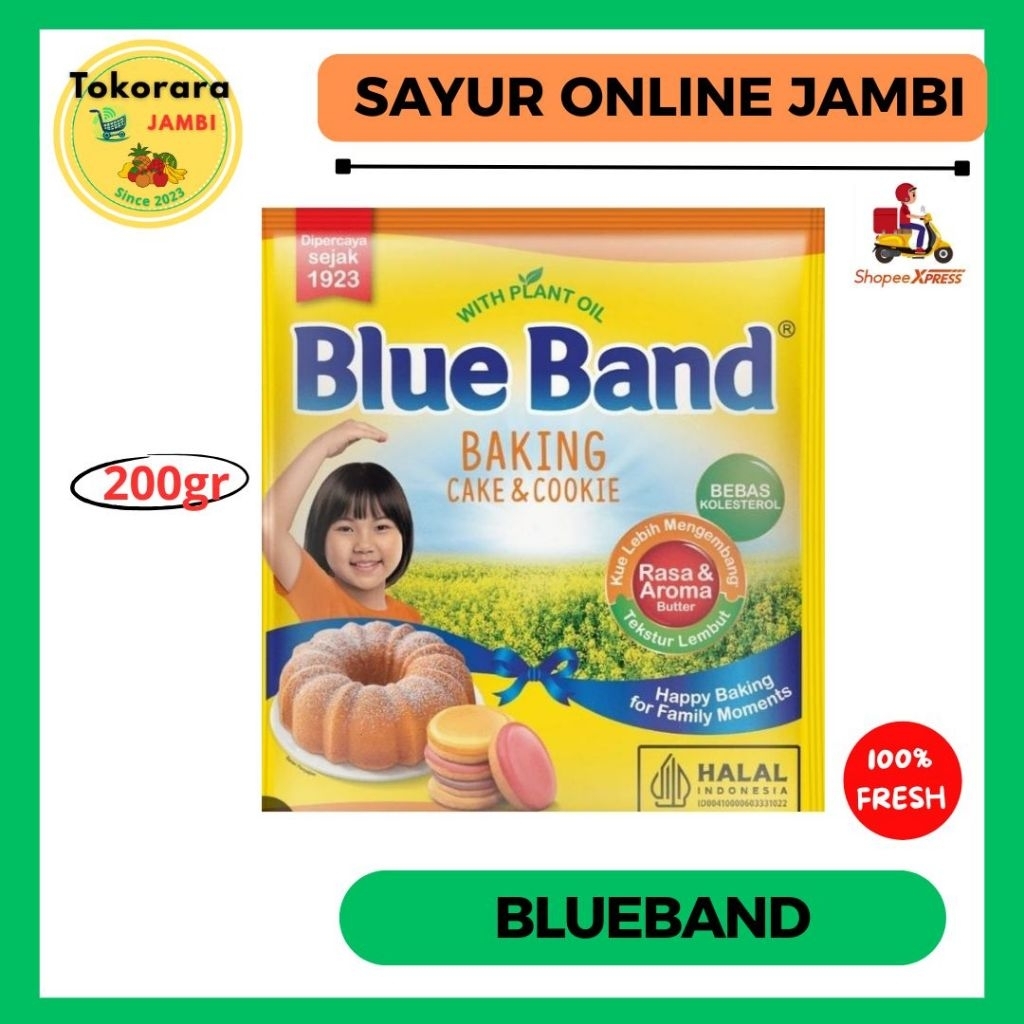 

Blue band baking cake & cokkie 200gr-toko.rara jambi