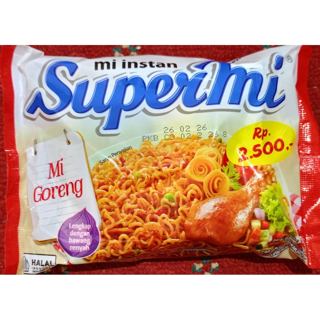 

SUPERMI (BARU) Rasa Mie Goreng 1 Bungkus