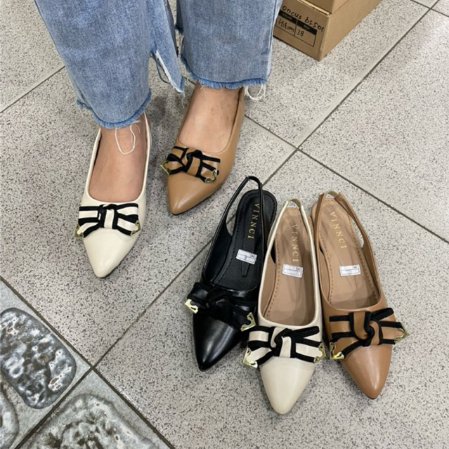 Flatshoes Tali belakang | Flatshoes sepatu wanita