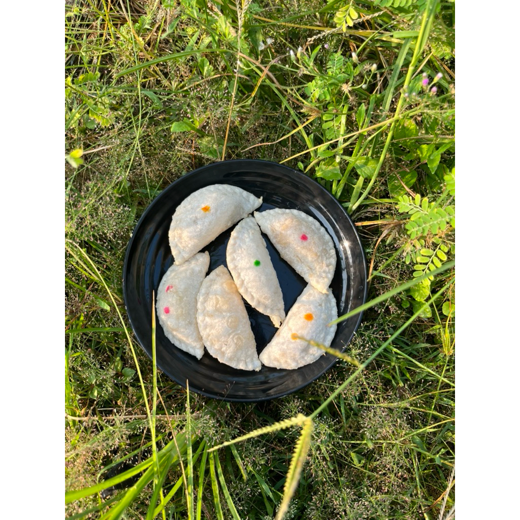 

Cireng isi ayam suwir pedas frozen food isi 6 pcs (7 cm)