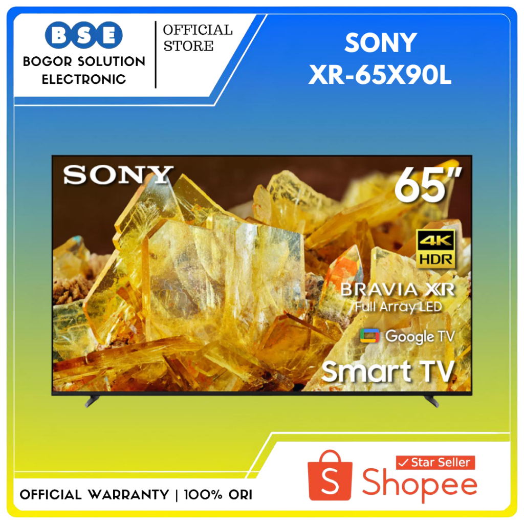 Sony Bravia 65 Inch X90L 4K Google TV Sony 65X90L Sony XR-65X90L 120Hz