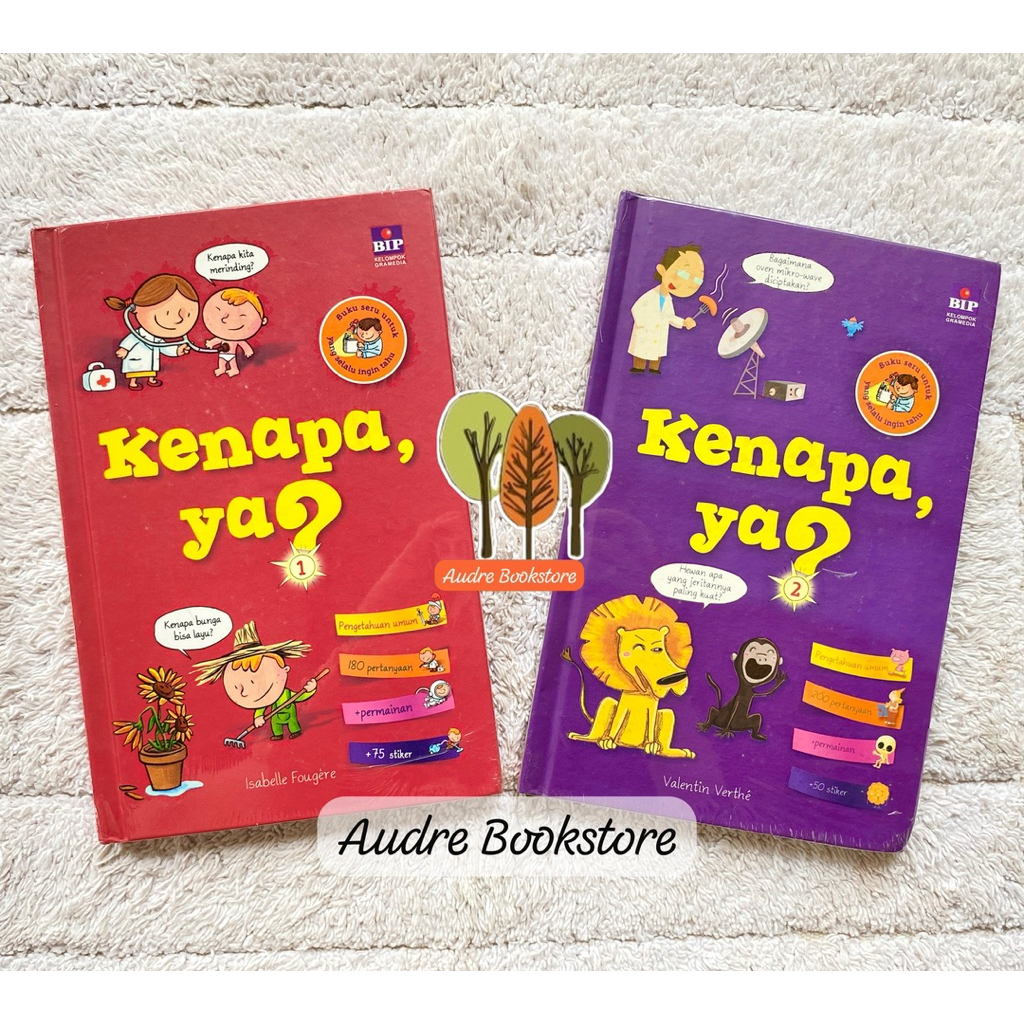 [ORIGINAL] Gramedia BIP : Seri Kenapa Ya ? 1 dan 2 HARDCOVER Ensiklopedia - Buku Edukasi Anak