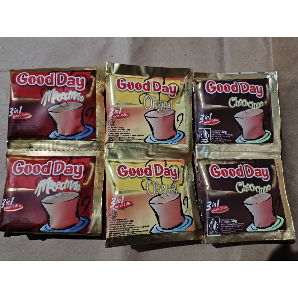

Kopi Good Day 10 x 20 gr