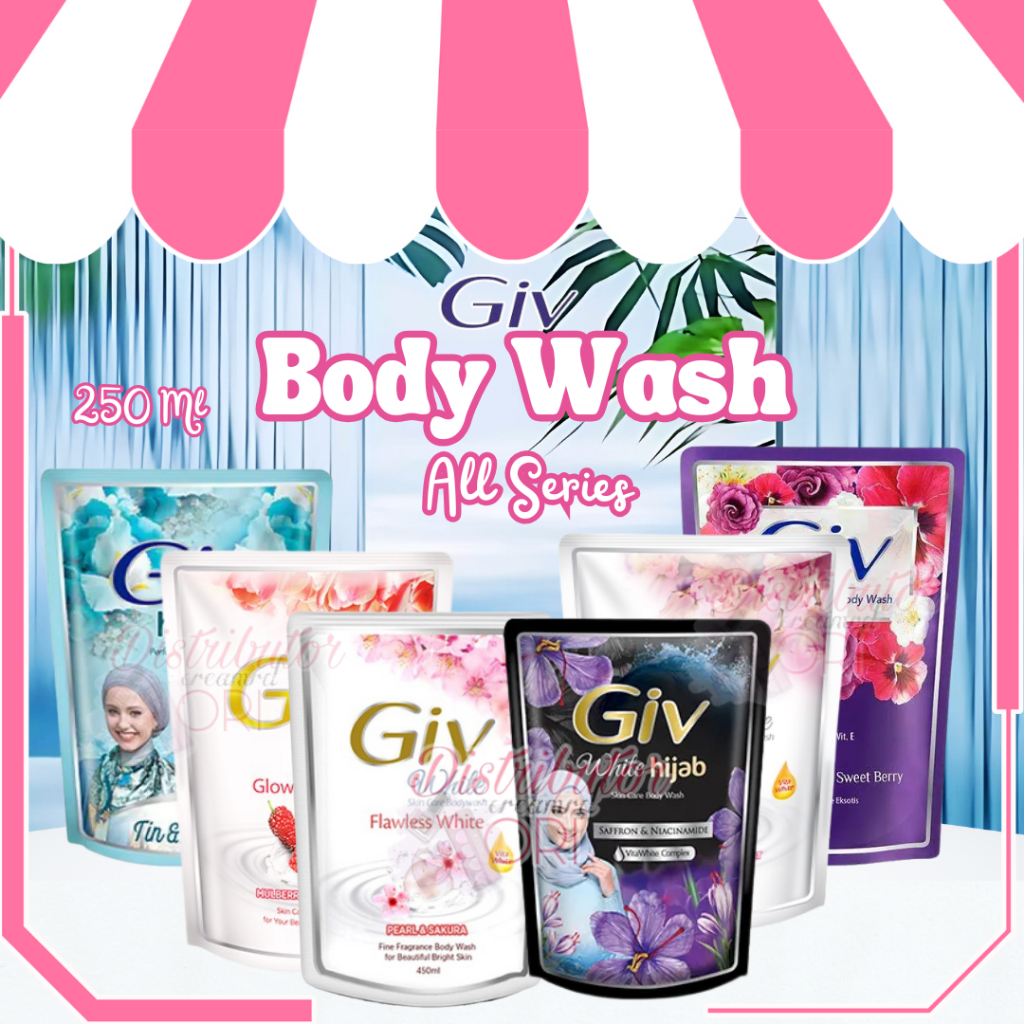 GIV Sabun Cair Refill 250ml | Sabun Mandi