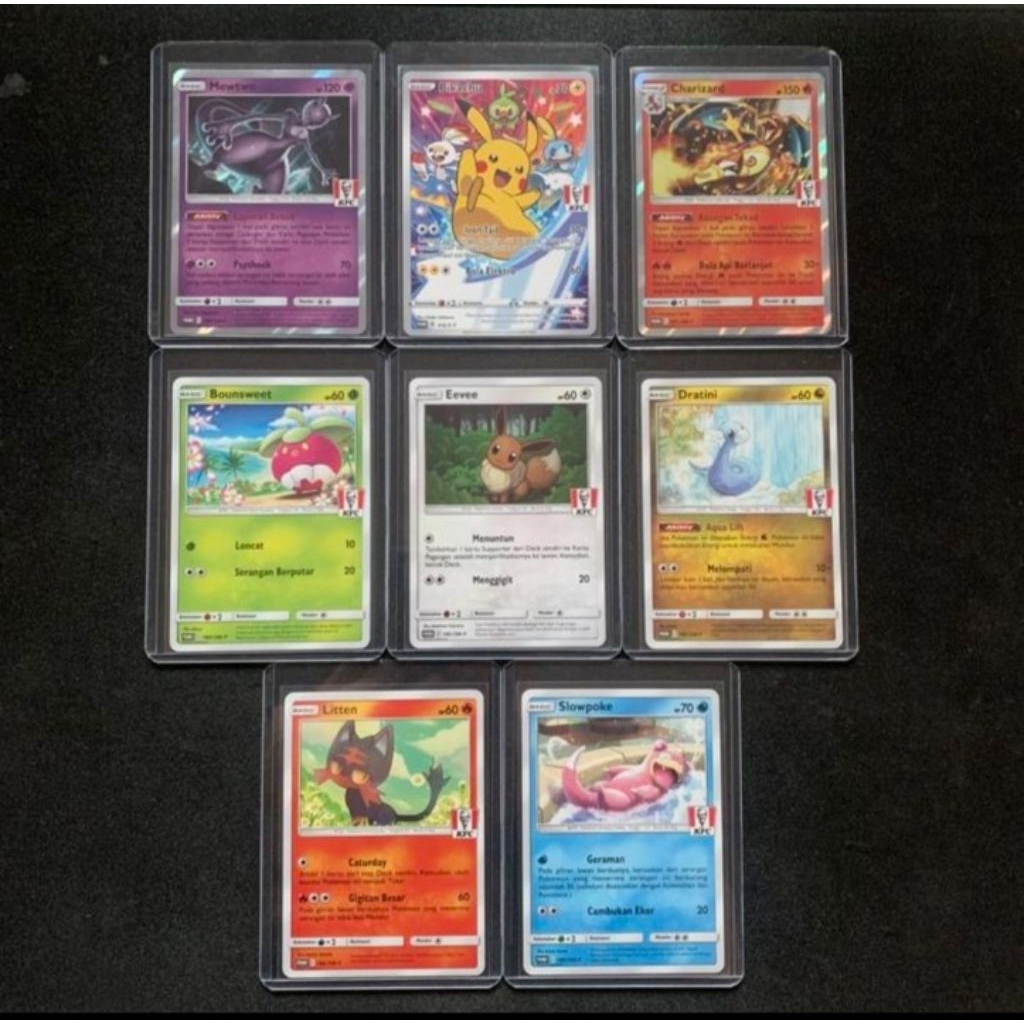 Pokemon TCG indonesia KFC Fullset complete sets Pokemon KFC