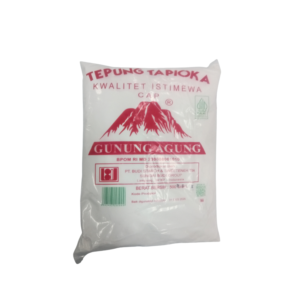 

Tepung Tapioka Gunung Agung 500g