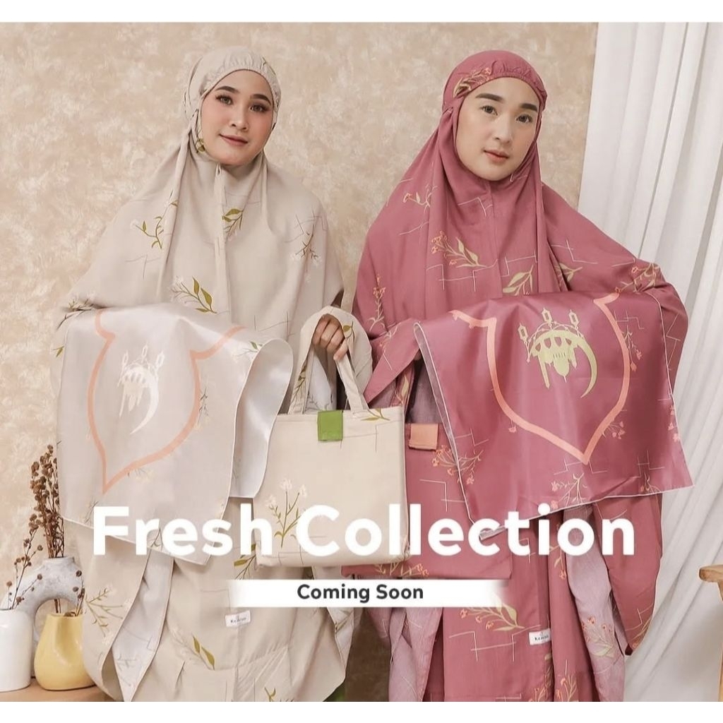 Mukena Tazbiya X KEMISO LULUAH  mukena dewasa rayon premium