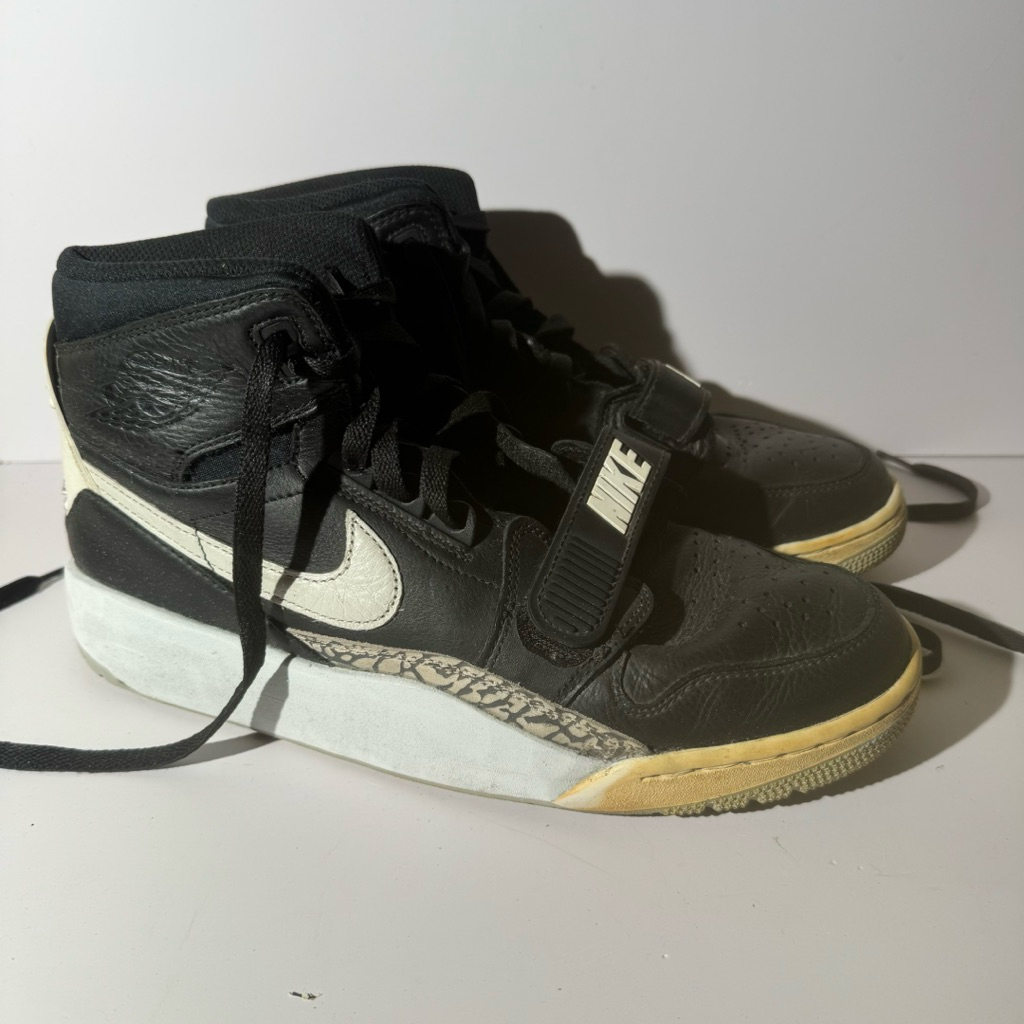 Air Jordan - Jordan Legacy 312 Black Cement Size EUR44 28cm NO BOX bekas / second / seken